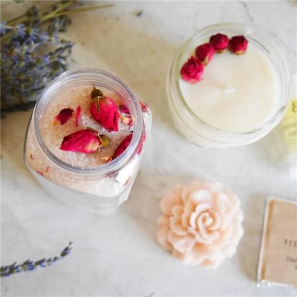 Happy Birthday Gift Basket, Natural Spa Gift Basket for Birthday Gifts - Picture 5 of 9